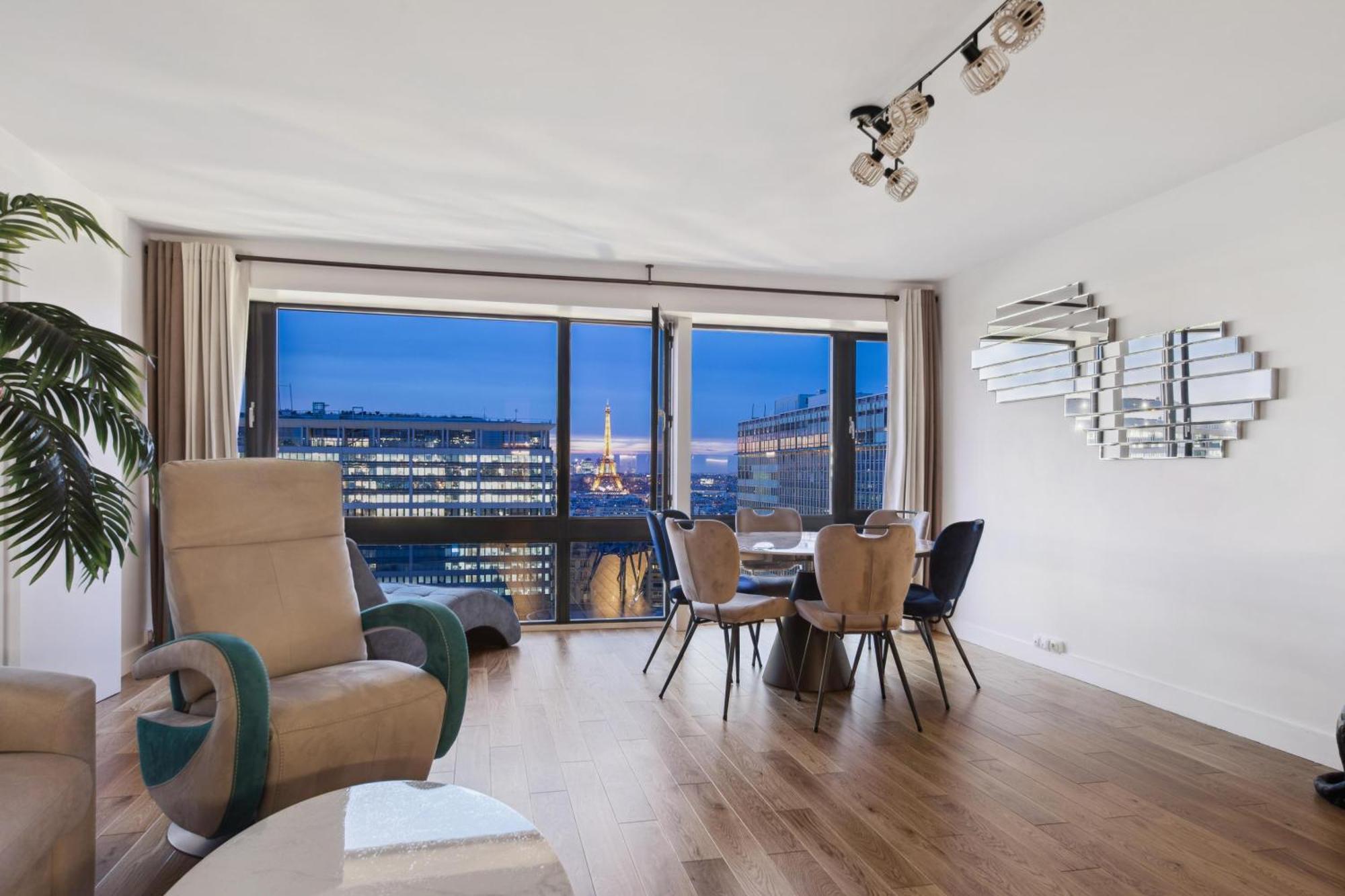 Paris Luxury Apartment 75M2 With Eiffel Tower View, 1 Min Metro, Parking المظهر الخارجي الصورة